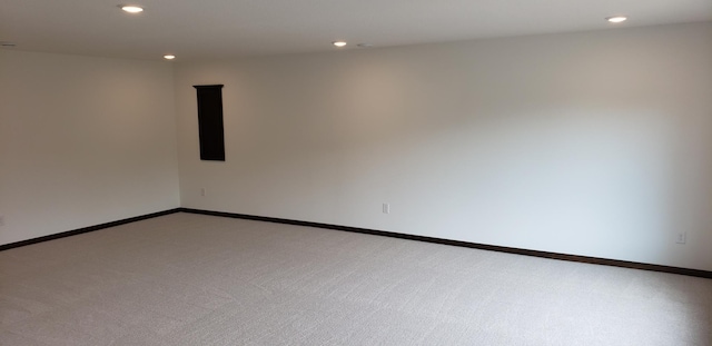 empty room with carpet floors