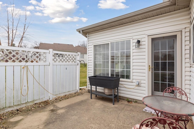 view of patio / terrace