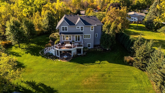 21360 Christmas Ln, Shorewood, MN 55331 - bird's eye view with a view of trees