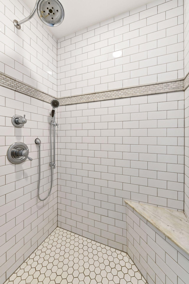 21360 Christmas Ln, Shorewood, MN 55331 - full bath featuring a tile shower