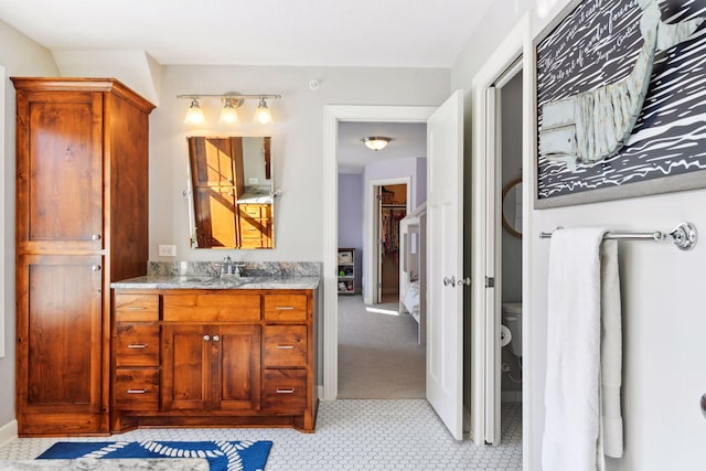 21360 Christmas Ln, Shorewood, MN 55331 - bathroom with vanity and toilet
