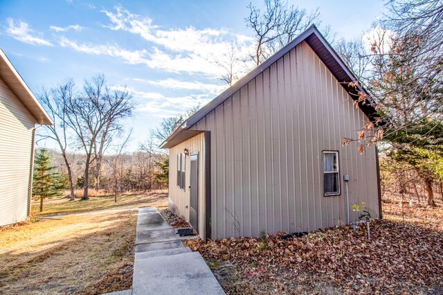 view of side of property