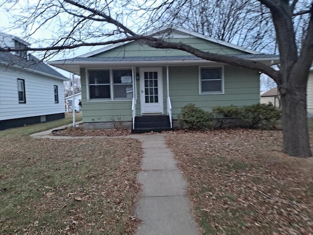 view of bungalow-style house