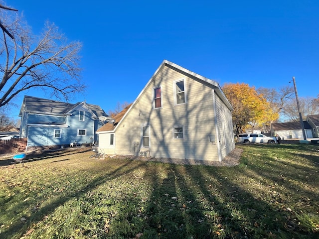 exterior space with a lawn