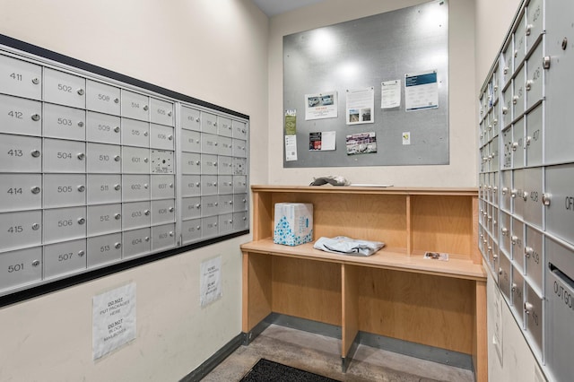 view of property's community featuring mail boxes