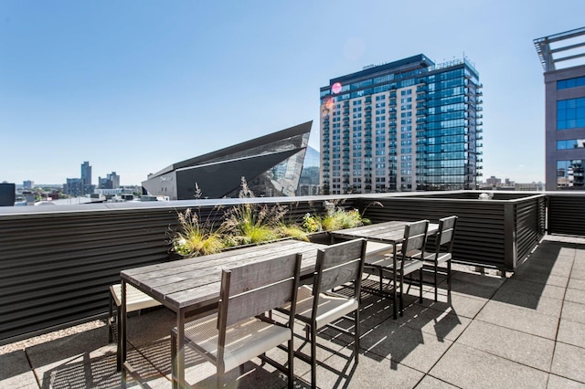 view of patio / terrace featuring a balcony