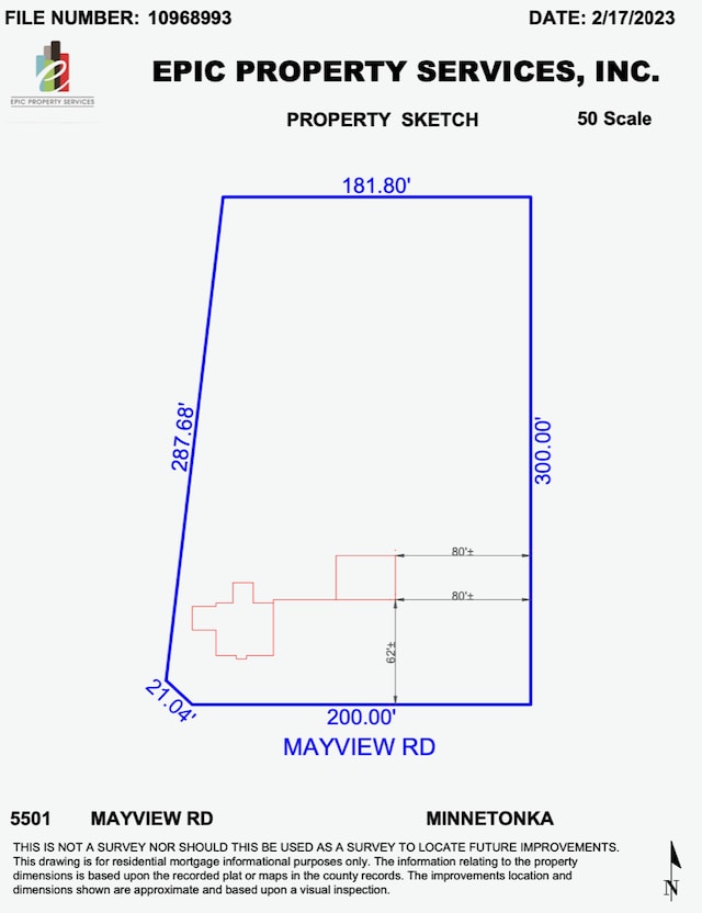 5501 Mayview Rd, Minnetonka MN, 55345 land for sale