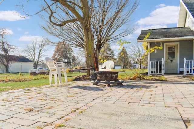 view of patio