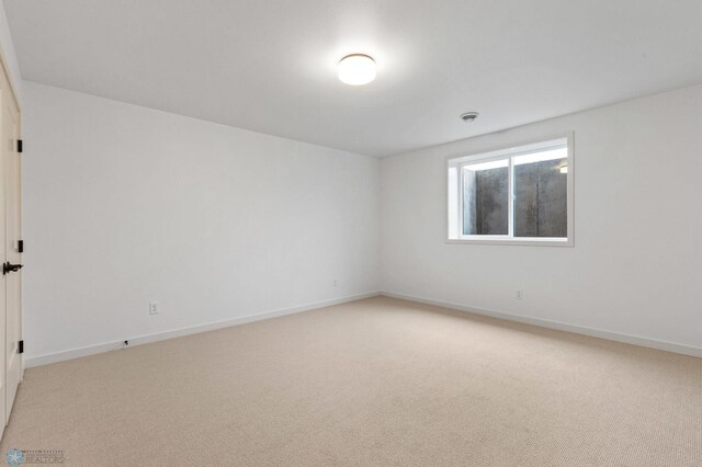 empty room with light carpet