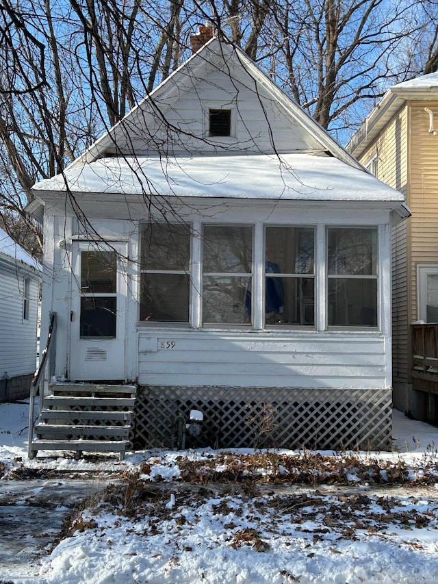 view of front of house