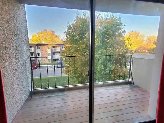 4110 Rahn Rd Unit 215, Eagan, MN 55122 - doorway to outside featuring wood-type flooring