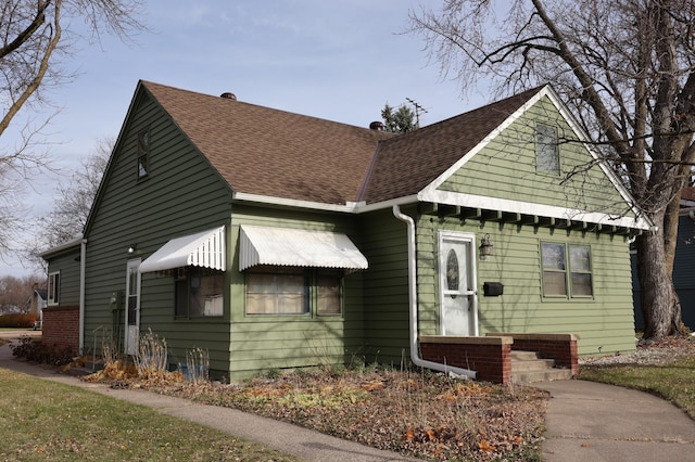 view of bungalow