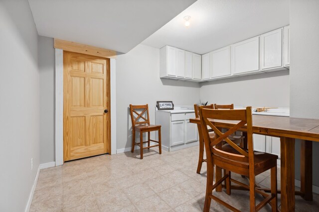 view of dining room