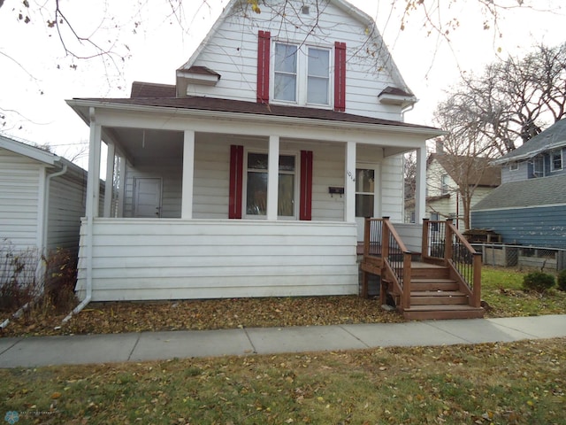 view of bungalow-style home