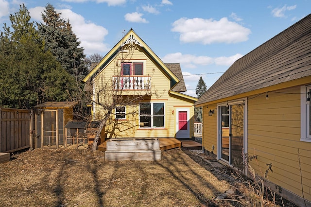 view of rear view of house