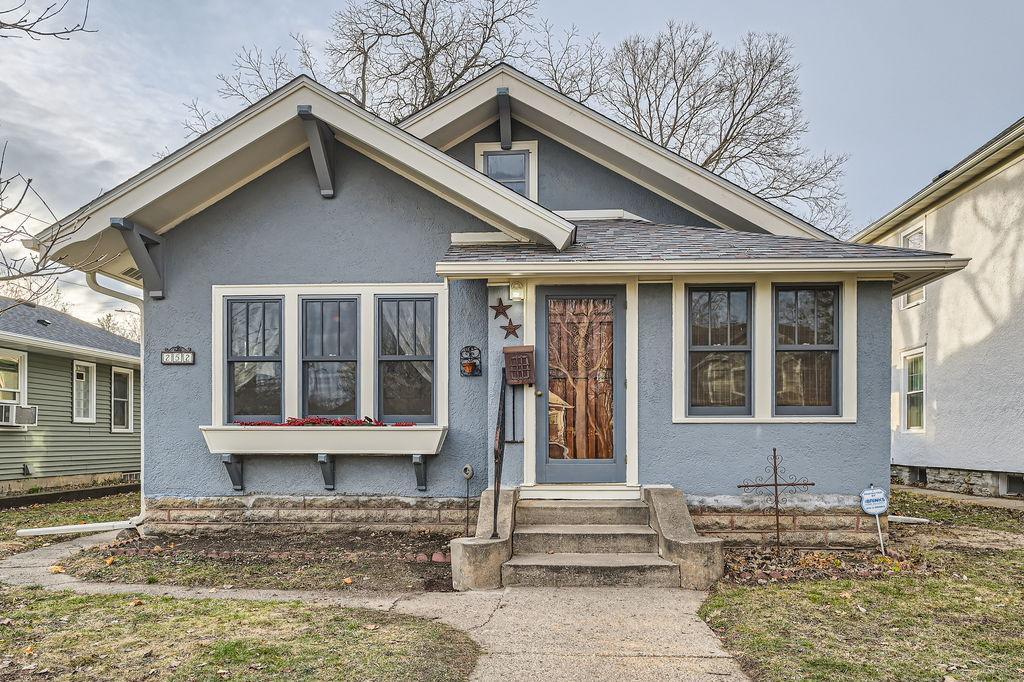 view of bungalow-style home