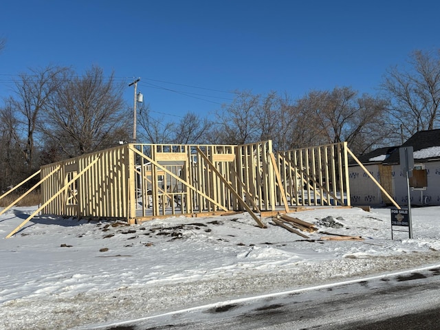 121 1st St NE, Cass Lake, MN 56633 - view of snowy yard
