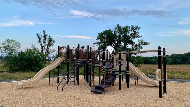 view of jungle gym