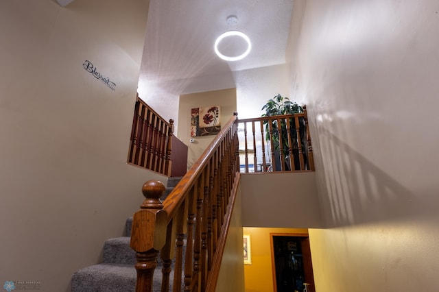 1215 18th St N, Moorhead, MN 56560 - stairway with a towering ceiling