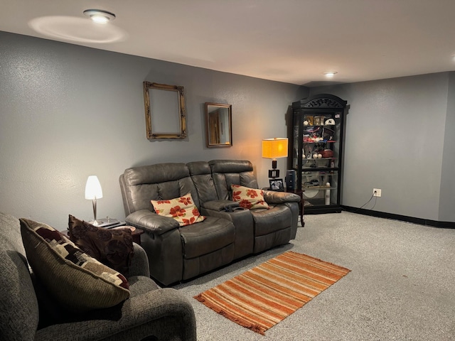 1630 3rd St N, Fargo, ND 58102 - living area featuring carpet flooring and baseboards