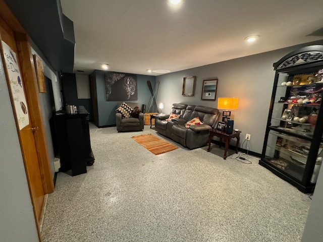 1630 3rd St N, Fargo, ND 58102 - carpeted living area with baseboards and recessed lighting