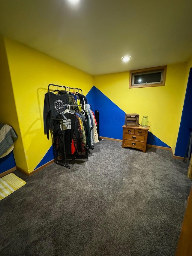 1630 3rd St N, Fargo, ND 58102 - recreation room with carpet flooring and recessed lighting