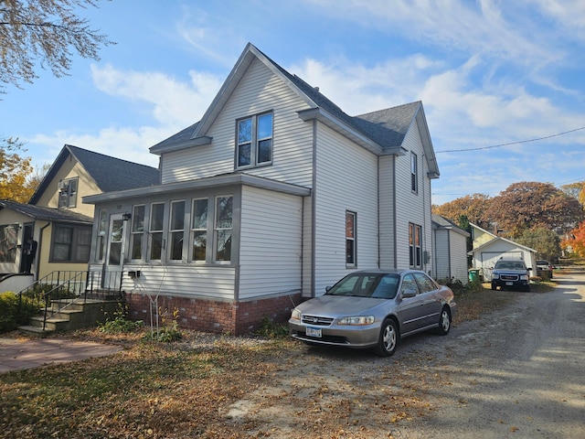 view of property exterior