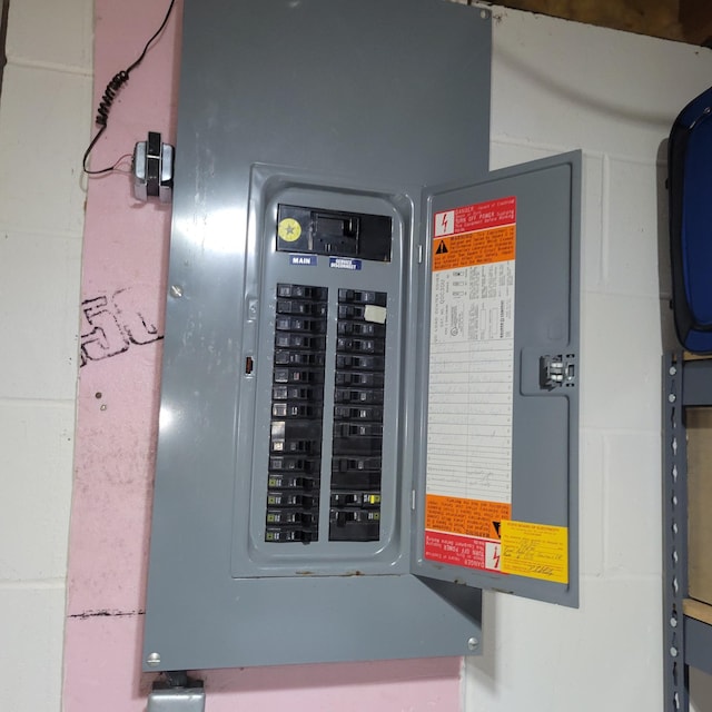 utilities with electric panel