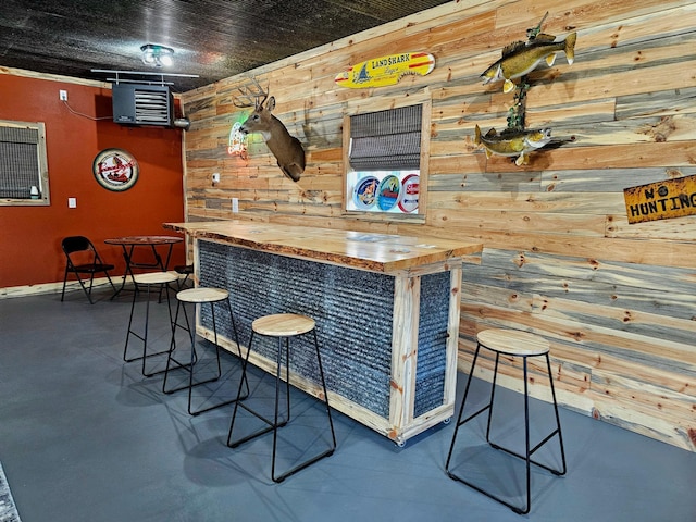 44811 County Highway 14, Perham, MN 56573 - bar with butcher block counters and wooden walls