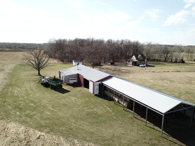 61684 260th St, Hewitt, MN 56453 - birds eye view of property with a rural view