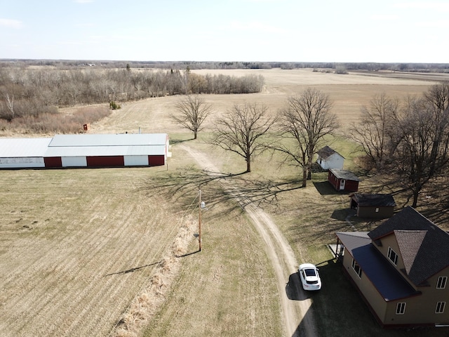 61684 260th St, Hewitt, MN 56453 - aerial view featuring a rural view