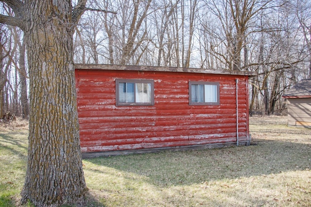 61684 260th St, Hewitt, MN 56453 - view of outdoor structure with an outbuilding