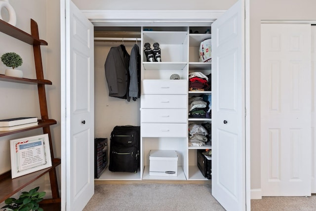 view of closet