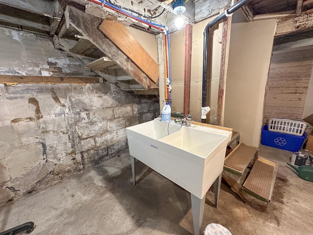 view of utility room