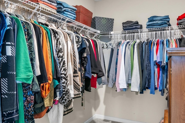 view of spacious closet