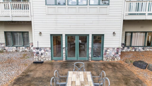 back of house featuring a patio area