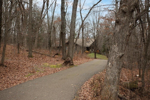 view of road