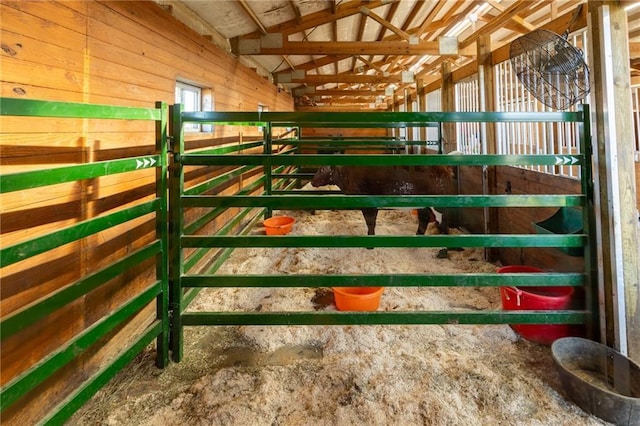 view of horse barn