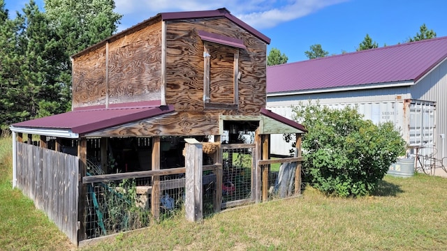 view of outbuilding