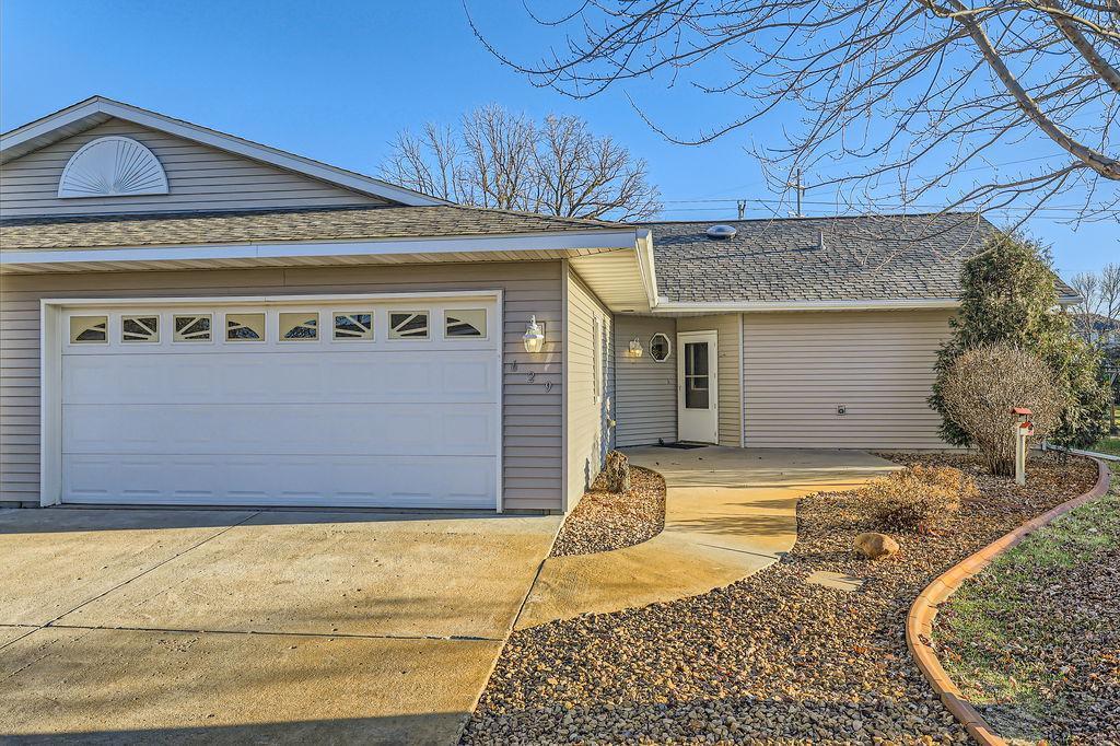 ranch-style house with a garage