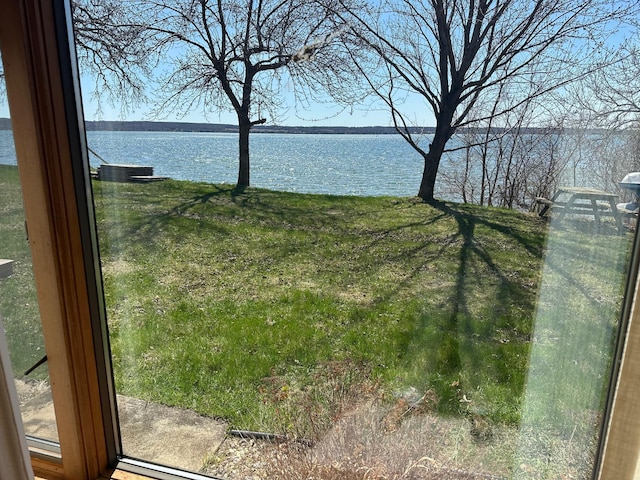 view of water feature