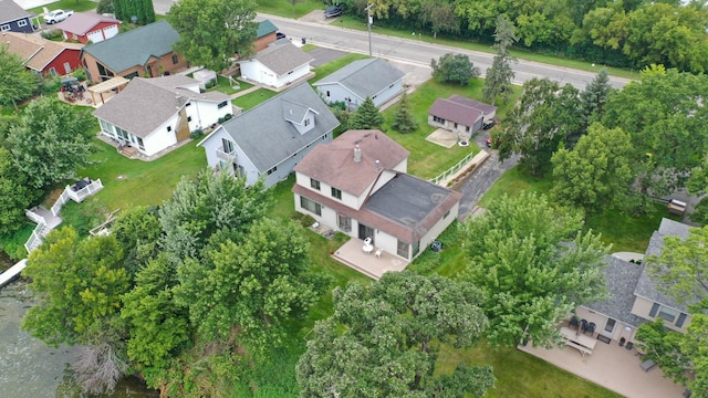 bird's eye view featuring a residential view