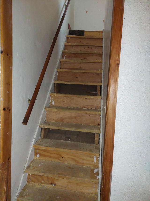 view of stairway