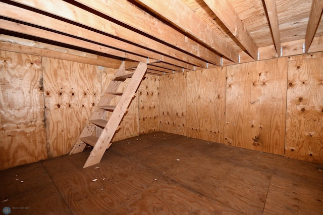 view of basement