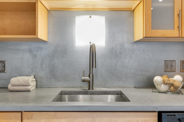 kitchen featuring sink