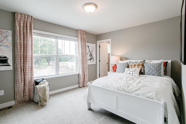 bedroom featuring carpet floors