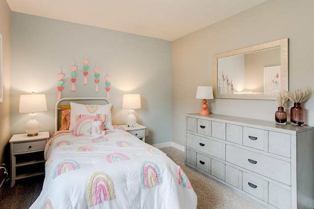 bedroom featuring carpet floors