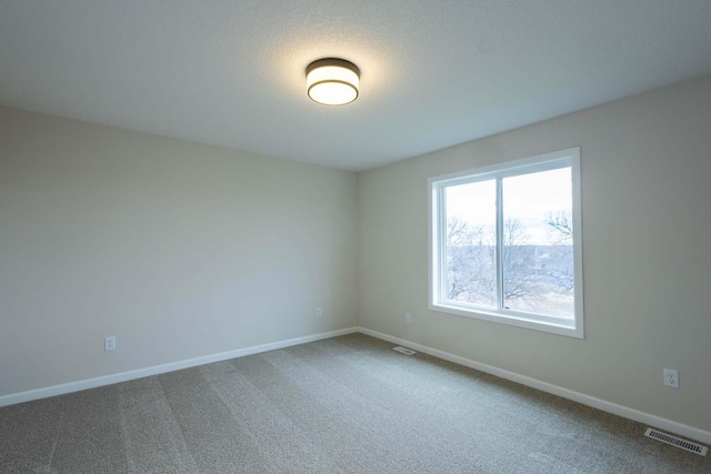 spare room featuring carpet flooring