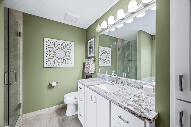 2567 Bridle Creek Trl, Chanhassen, MN 55317 - bathroom featuring vanity and a shower stall