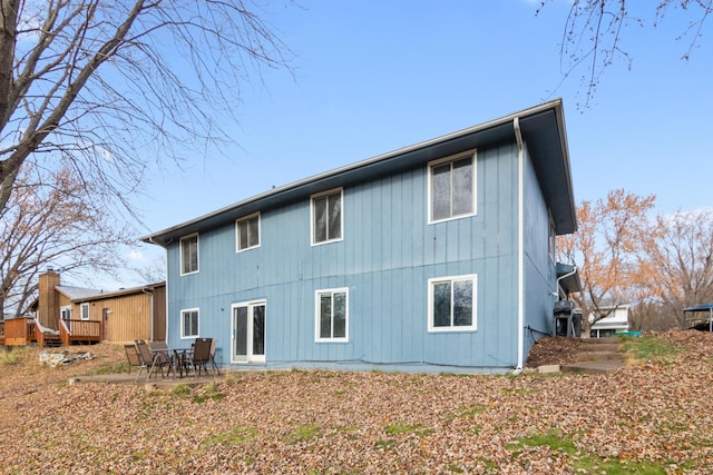 rear view of house featuring a patio area